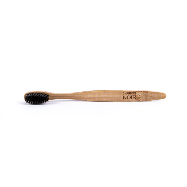 CHARBON NOIR BROSSE À DENTS BAMBOO